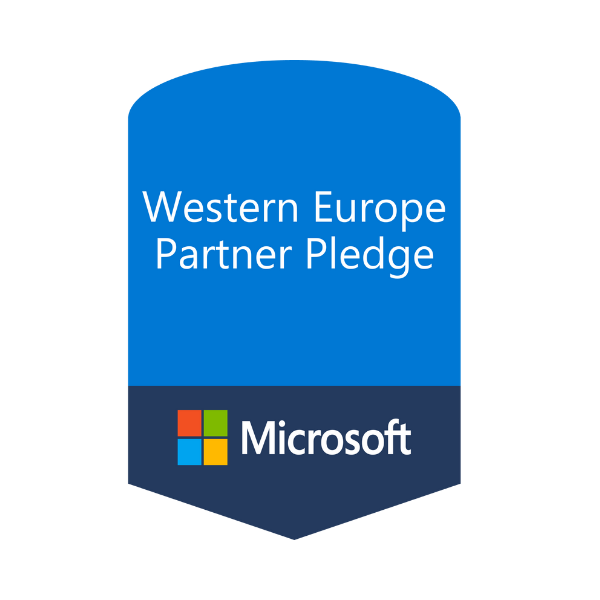 Logo Microsoft Partner Pledge Western Europe
